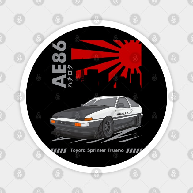 AE86 Sprinter Trueno Magnet by zevalia